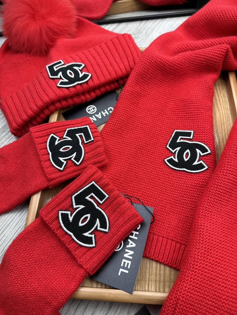 Chanel Caps Scarfs